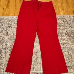 J.Crew red Kelsey pants size 14